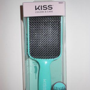 KISS COLORS & CARE DETANGLING TWO-TIERED TEETH HAIR BRUSH